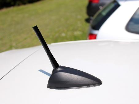 Eufab Autoantenne, Zylinderform schwarz-glänzend 