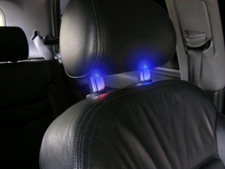 EUFAB LED Kopfstütze Beleuchtung, blau 