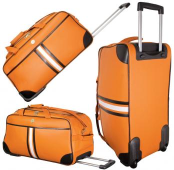 Die Koffermarke Tarpaulin-Trolleytasche Amsterdam orange 