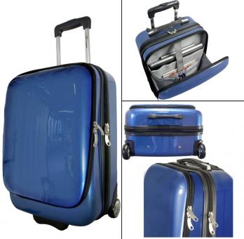Die Koffermarke Polycarbonat-Businesstrolley Tokio blau 