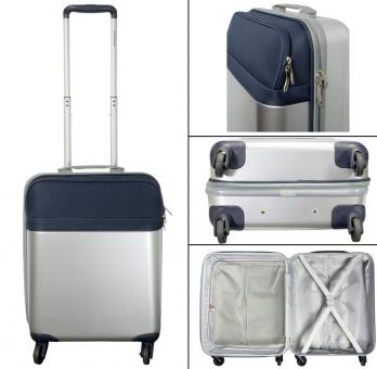 Die Koffermarke Polycarbonat Weekender Portland dunkelblau 