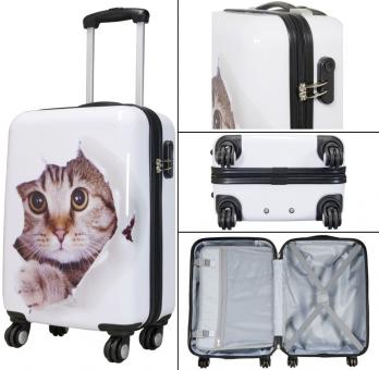 Die Koffermarke Polycarbonat-Kofferset 3-teilig Katze 