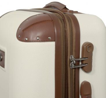 Die Koffermarke ABS-Kofferset 2-teilig Berlin beige 