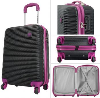 Die Koffermarke ABS-Kofferset 3-teilig Santorin fuchsia 