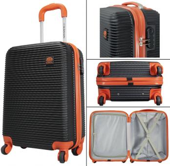 Die Koffermarke ABS-Kofferset 3-teilig Santorin orange 