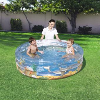 Bestway Planschbecken Transparent Sea Life, 170x53 cm 