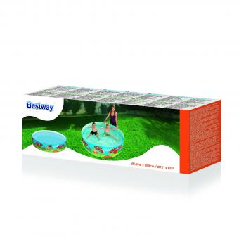 Bestway fill 'n fun fixbecken clownfish, 183x38 cm 