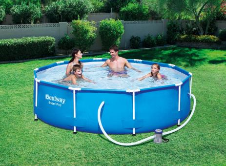 Bestway Frame Pool Steel Pro Set 305x76 cm Swimminpool 