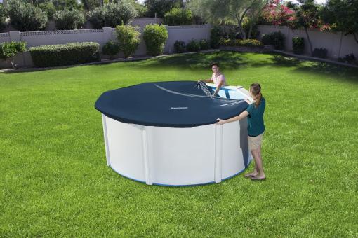 Bestway abdeckplane für stahlwandpool 360x120 cm 