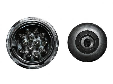 TFA Stecker 13-polig, drehbar, aus Kunststoff 