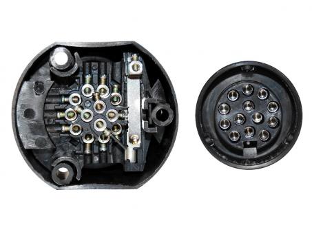 TFA Steckdose 13-polig, mit Abschaltautomatik, 