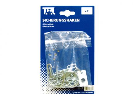 TFA Sicherungshaken, 2 Stck. 200mm Kette 