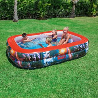 Bestway planschbecken star wars family pool, 262x175x51 cm 