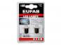 EUFAB LED-Glühlampe BA15S rot 4 LED's, 2 Stk Blister 