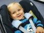 Happy Kids Gurtpolster zweifarbig hellblau-beige 