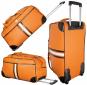 Die Koffermarke Tarpaulin-Trolleytasche Amsterdam orange 