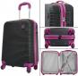 Die Koffermarke ABS-Kofferset 3-teilig Santorin fuchsia 