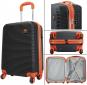 Die Koffermarke ABS-Kofferset 3-teilig Santorin orange 
