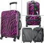 Die Koffermarke Polycarbonat-Kofferset 3-teilig Zebra pink 