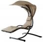 Design-Hängeliege Hawaii, Beige Sonnenliege 