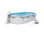 Bestway Hydrium Stahlwand Pool Set, oval, 610x360x120 cm 