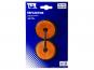 TFA Reflektor, 2 Stck. orange 60mm rund, zum schrauben 