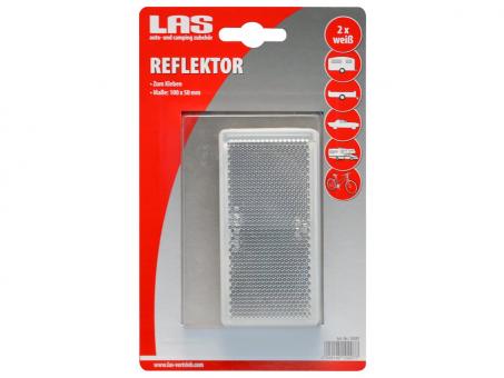 LAS Reflektor, rechteckig, zum Kleben 