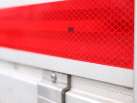 LAS Reflektorband, selbstklebend rot 