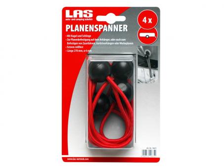 LAS Planenspanner, 4-teilig mit Kugel und Schlinge 