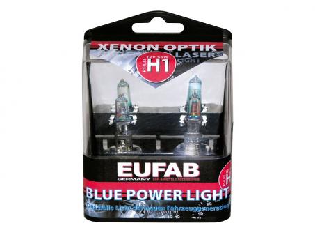 EUFAB Blue Power Light" 12V 55W H1 P14,5S, 2 Stck. 