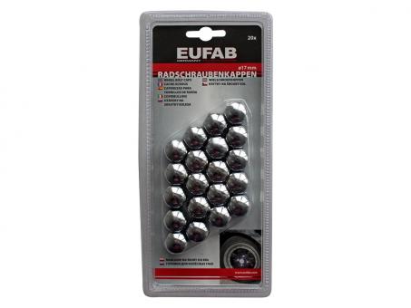 Eufab Zierkappen für Radschrauben, 17mm 