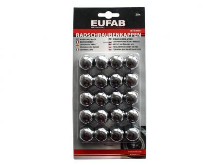 Eufab Zierkappen für Radschrauben, 19mm 
