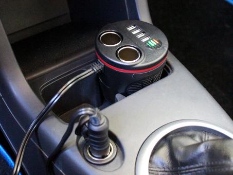 EUFAB 12V Ladestation für Dosenhalter 
