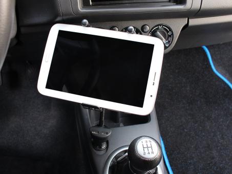 APA KFZ Smartphone-Halterung mit Ladefunktion und USB 