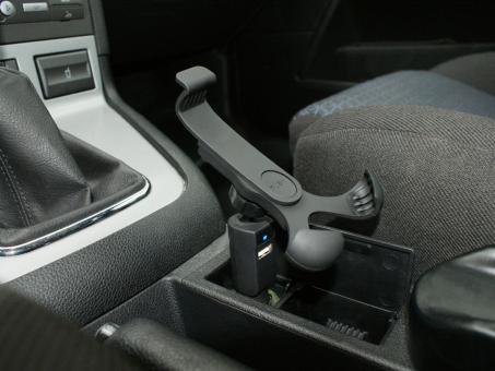 Eufab Smartphone-Halterung mit USB-Anschluss 