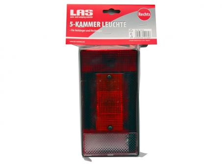 LAS Heckleuchte rechts, mit RFS u. KZL, 190x100x60mm, 