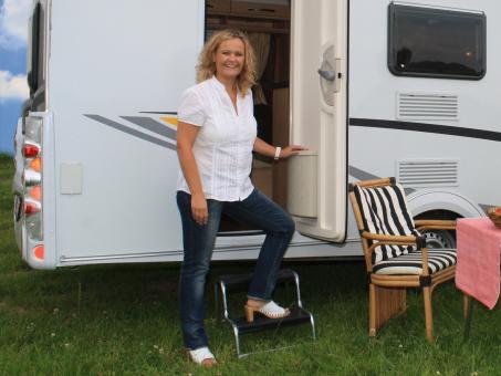LAS Wohnwagen Wohnmobil-Trittstufe mit 2 Stufen 