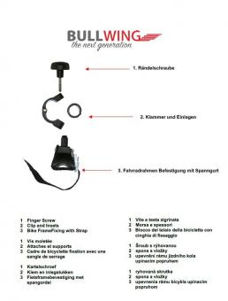 Bullwing Rahmenhalter lang neue Version 