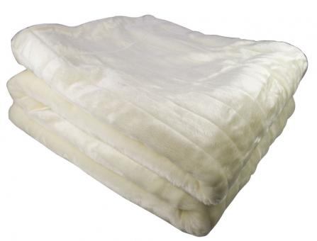 Schöne Kuscheldecke Weiß Schlafdecke 