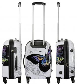 Die Koffermarke Polycarbonat-Kofferset 2-teilig Butterfly 