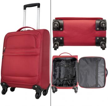 Die Koffermarke Nylon-Kofferset 3-teilig Sizilien rot 