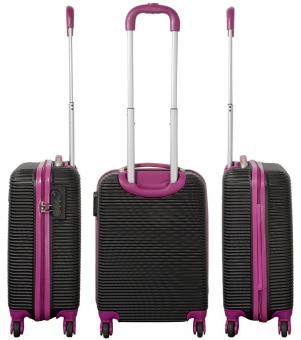 Die Koffermarke ABS-Kofferset 3-teilig Santorin fuchsia 