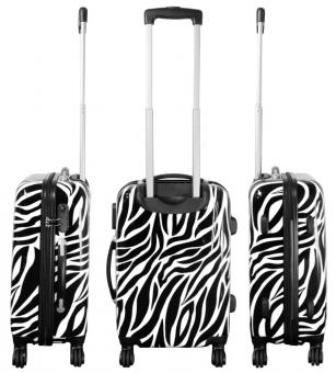 Die Koffermarke Polycarbonat-Kofferset 3-teilig Zebra weiß 