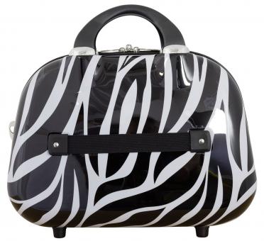 Die Koffermarke Polycarbonat Beautycase Zebra weiß 