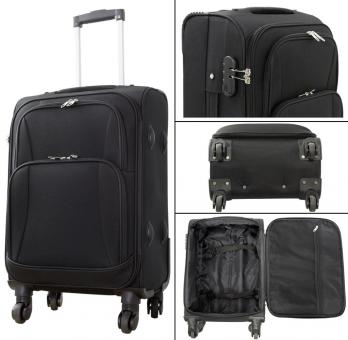 Die Koffermarke Nylon-Kofferset 3-teilig Malaga schwarz 
