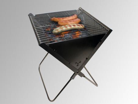 faltbarer Holzkohle-Grill PickNick Easy medium 
