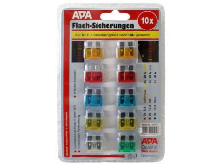 APA Flach-Stecksicherungs-Set 