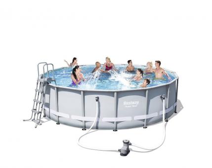 Bestway Frame Pool Power Steel Set 488x122 cm 