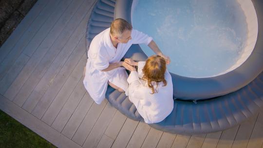 Bestway Aufblasbare Lay-Z-Spa -Einfassung Pool 