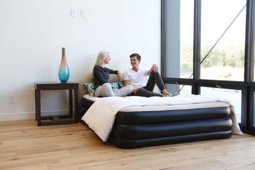 Bestway Luftbett Soft-Back Elevated Queen-Size 226x152x74 